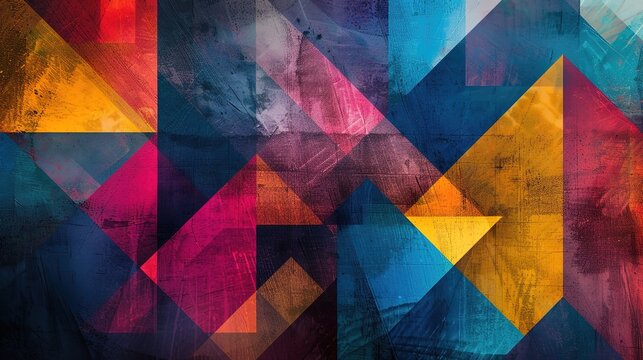 Geometric shape wallpaper