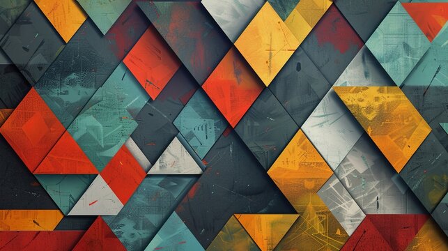Geometric shape wallpaper