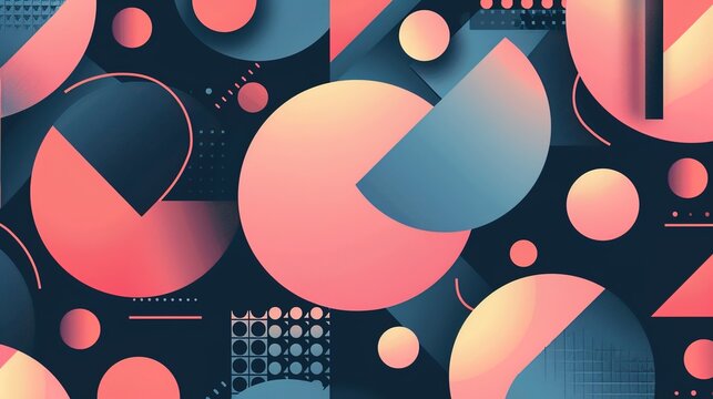 Geometric shape wallpaper