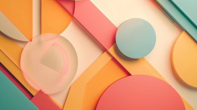 Geometric shape wallpaper