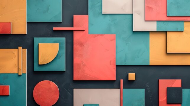 Geometric shape wallpaper