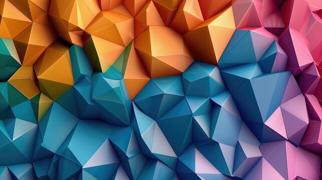 Geometric shape wallpaper