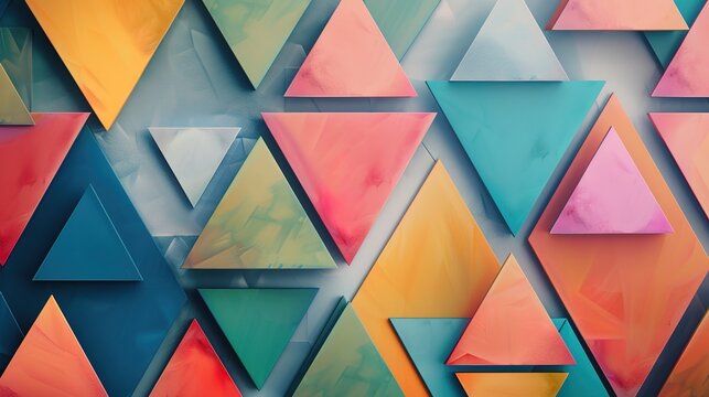 Geometric shape wallpaper
