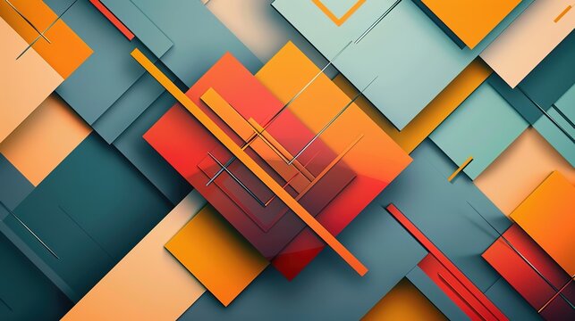 Geometric shape wallpaper