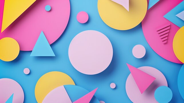 Geometric shape wallpaper