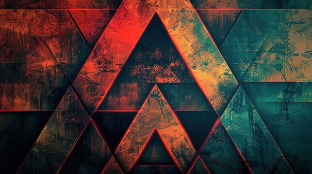 Geometric shape wallpaper