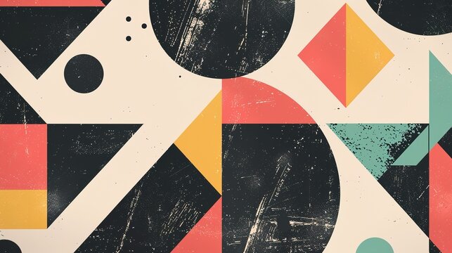 Geometric shape wallpaper