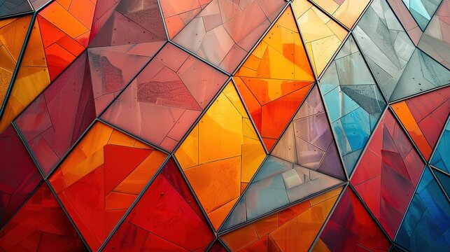 Geometric shape wallpaper