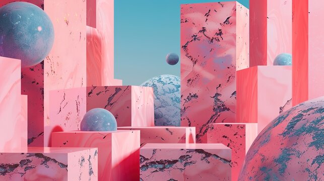 Geometric shape wallpaper