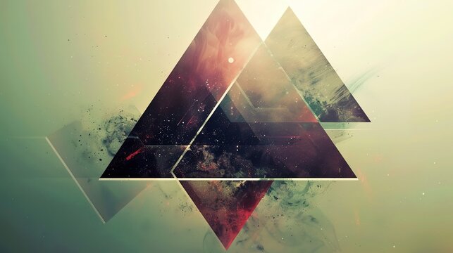 Geometric shape wallpaper