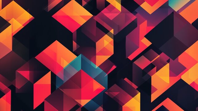 Geometric shape wallpaper