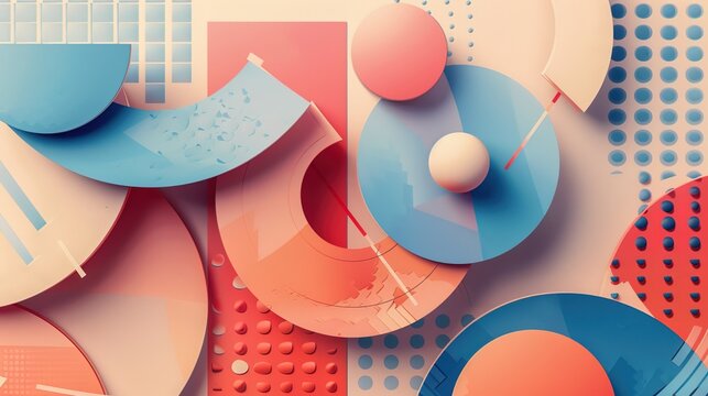 Geometric shape wallpaper