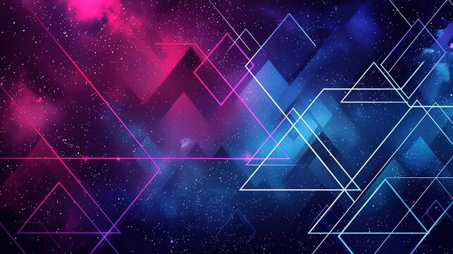Geometric shape wallpaper