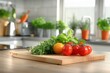 © Irina - Fresh tomatoes and herbs on kitchen board