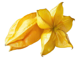 Wall Mural - starfruit isolated on the white background