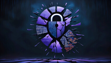  vulnerability of data in the absence of cybersecurity and the importance of locking the cybersecurity background banner 