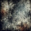 © Valentin - Abstract grungy 3D texture with dark, distressed patterns and chaotic lines