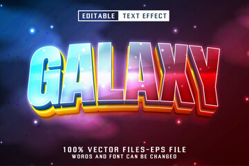Poster - Galaxy Editable Tet Effect
