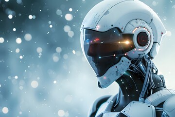 Poster - Cyberpunk Robot Head