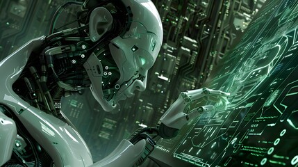 Poster - Humanoid Robot Interacting with a Digital Interface