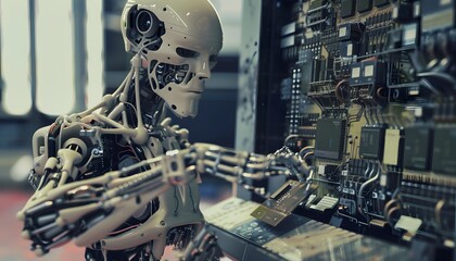 Poster - Robot Interacting With a Circuit Board