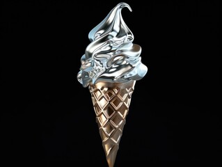 Poster - ice cream cone