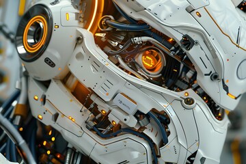 Poster - Robot Head Close Up