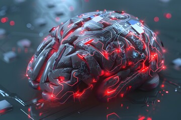 Poster - Artificial Intelligence: A Futuristic Brain
