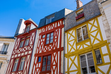 Wall Mural - Maisons à colombages dans les rues de Orléans