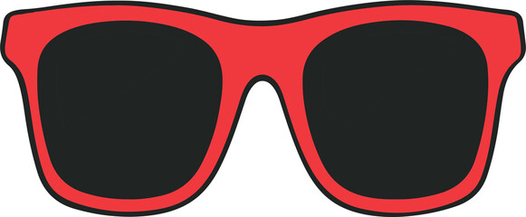 red sunglasses