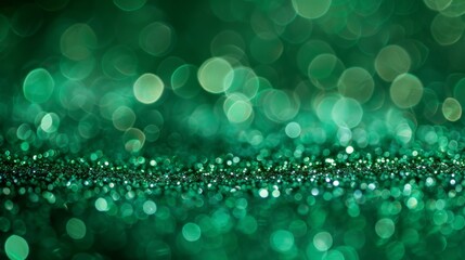 Poster - Bokeh Green Abstract Background