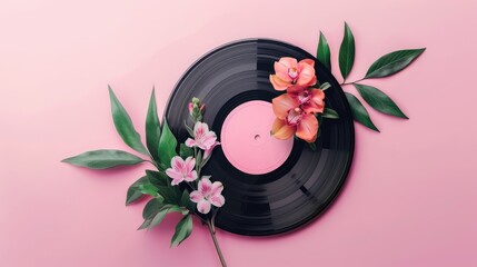 Sticker - pink flower