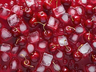 Canvas Print - pomegranate seeds background