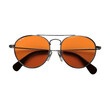 © TazWeed - Stylish Orange Tinted Sunglasses Isolated Without Background.