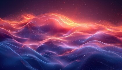 Wall Mural - Abstract Cosmic Landscape