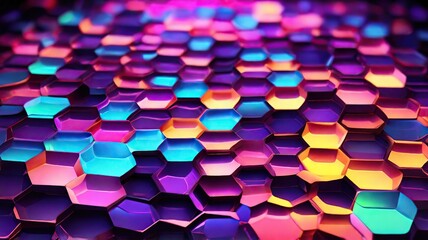 Wall Mural - abstract background with cubes