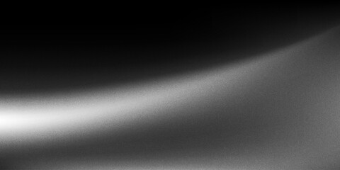 Poster - Grey gradient background, abstract black and white grain gradation texture, vector noise texture abstract background