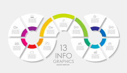 Infographic design template with place for your data. Vector illustration.