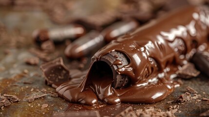 close up of chocolate