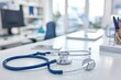 © positfid - Stethoscope on a Doctor's Desk in a Medical Office