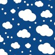 cloud pattern blue white 구름 패턴