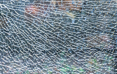 Background and texture of the broken glass