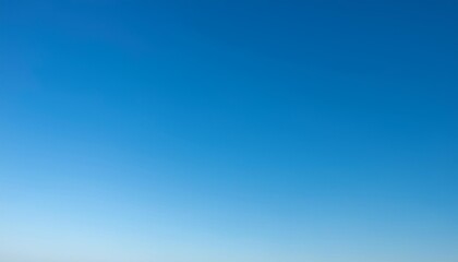 the clear blue sky without clouds a natural background for images