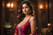 ©  Avinash N Visual  - Beautiful Indian Woman posing in her room wearing ethnic dress