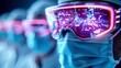 © Arnon  Parnnao - Closeup, HighResolution, Futuristic, Realistic, Hitech, ModernA pediatrician examining a newborn baby in a hospital nursery