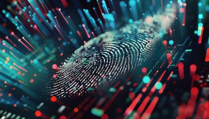 Virtual fingerprint to scan biometric