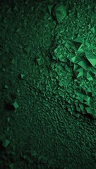 Wall Mural - Green abstract polygonal backdrop