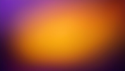 Wall Mural - colorful blurred purple and orange background with abstract smooth texture gradient and dark border with yellow center in dramatic bold and bright ccolors