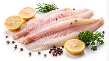 Fresh Fish Fillet with Lemon and Spices, fish, seafood, recipe, cooking