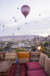 © Tsyb Oleh - beautiful scenery flight of balloons in the mountains of Cappadocia in love valley